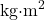 \text{kg·m}^2